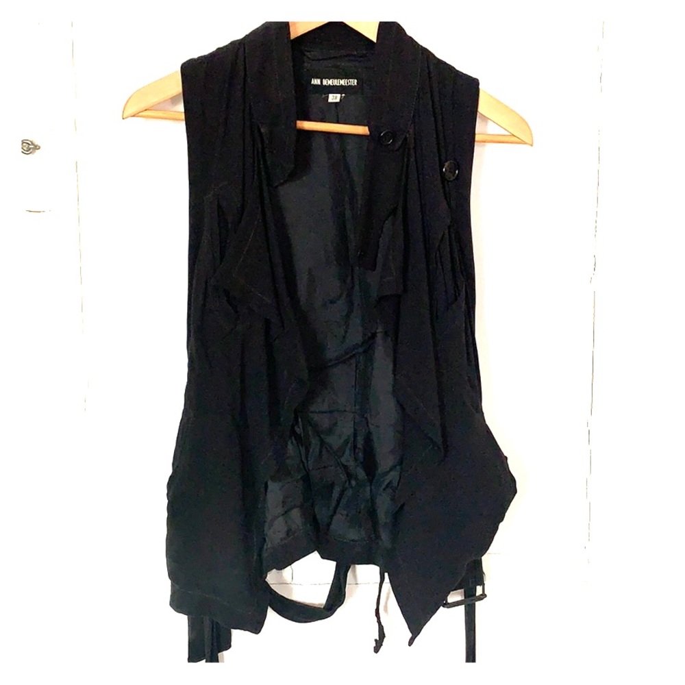 Belgian designer Ann Demeulemeester Vest